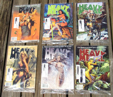 Lot of 6 HEAVY METAL MAGAZINE