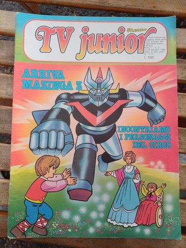Junior arriva mazinga - tv,