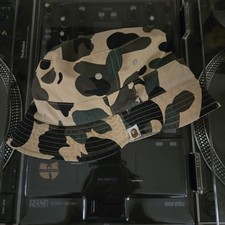 Bathing Ape Yellow 1st Camo Bucket Hat BAPE