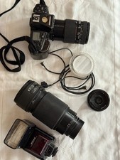 Nikon F90 + 80-200mm f/2.8 AF-D ED + 28mm + 35-70mm + SB-24 – Vintage Kit 