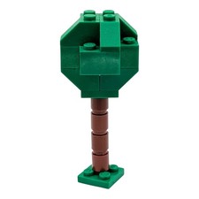 LEGO albero verde/marrone casa