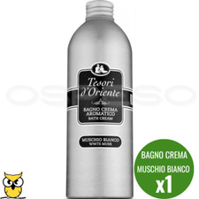 TESORI D'ORIENTE BAGNOSCHIUMA BAGNOCREMA PER UOMO E DONNA 500ML MUSCHIO BIANCO