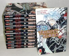 LOTTO FUMETTI MANGA SERIE TRINITY BLOOD Sequenza 1,11 + DVD ANIME OMAGGIO witch