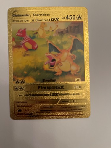 Carta pokemon charizard - charizard, gx