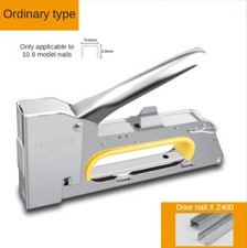 Pistola per unghie ad aria manuale codice fucile per unghie acciaio chiodatrice filo scanalatura Shenanigans