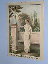 GRAFICA- STAB. LITOGRAFICO COPPO - VERCELLI - RARA PUBBLICITÀ 1900 