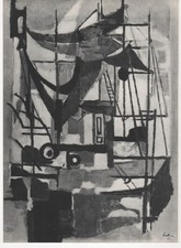 Enrico Paolucci - Reti -  Heliogravure, 1955