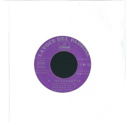 Disco giri - disco, 45