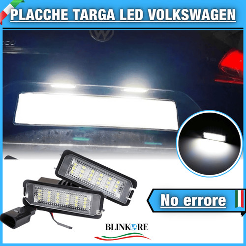 Coppia luci targa - luci,