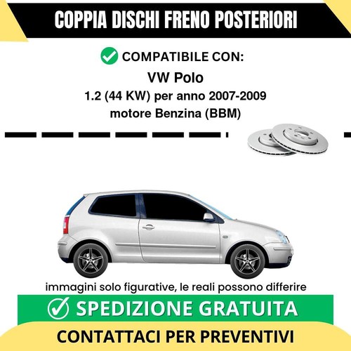 Coppia dischi freno - coppia, posteriori