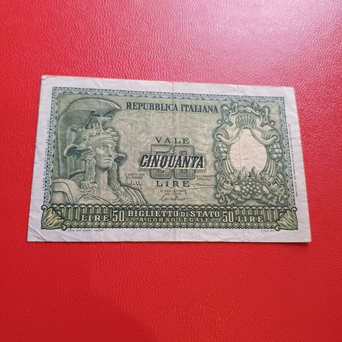 Vecchia banconota italiana - banconota, da