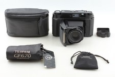 【COME NUOVO con Custodia】 Fuji Fujifilm GF670 Pro Black 6x6 6x7 Film Camera...