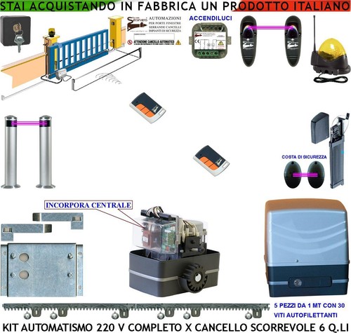 Kit automatismo cancello - automatismo,
