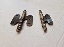 Cerniera Piana a Libro per Mobili Armadi in Stile Barocco Bronzato mm. 50x18 UCG