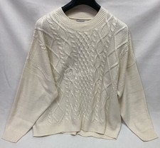 Maglione classico donna bianco
