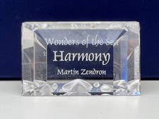 Cristallo Swarovski Targa Harmony 2005 Wonders of the Sea Plaque 698560 