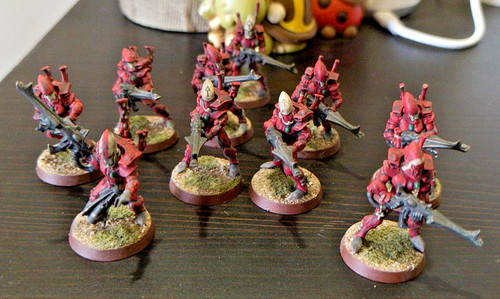 Guardiani degli eldar dipinti - guardiani,