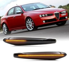 COPPIA FRECCE LATERALI FUMÈ PROGRESSIVE A LED ALFA ROMEO 159, BRERA, SPIDER