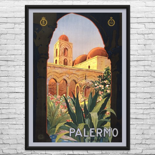 Poster palermo vintage - poster,