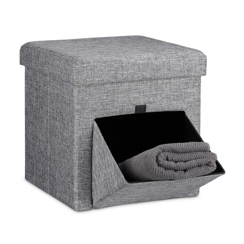 Pouf pieghevole lino - pouf,