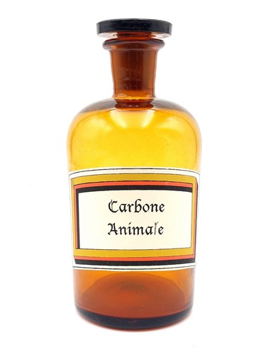 Antico vaso farmacia carbone - antico,
