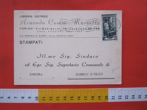 Italia comm 1952 torino - italia,