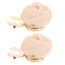 2 Pcs Rose Flower Cufflinks