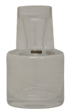 Bottiglia Brocca Vetro con Tappo Bicchiere ONDE NIGHT Egizia Trasparente