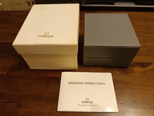 OMEGA SCATOLA/ GREY BOX + OUTER BOX VINTAGE 90'S 