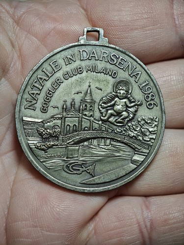 Medaglia natale darsena - , darsena"