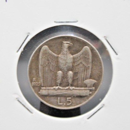 Moneta 1929 italia regno - moneta,