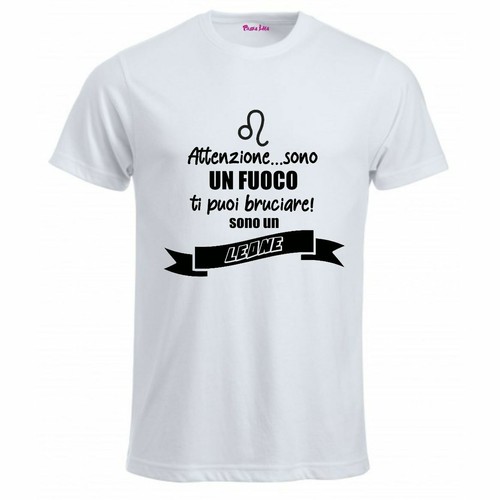 Shirt bianca uomo scritta - t-shirt,