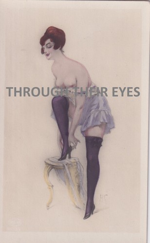 Postcards ladies wearing - 4,