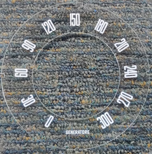 Quadrante contachilometri iso - quadrante,