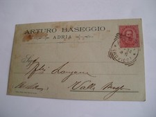 Rovigo - Adria Arturo Baseggio - spedita f. p. 