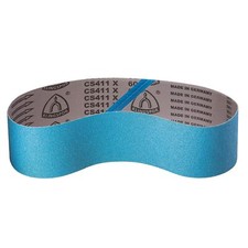 Set di 8 nastri abrasivi Klingspor CS411X 75x533 mm Bosch PBS 75 (A)