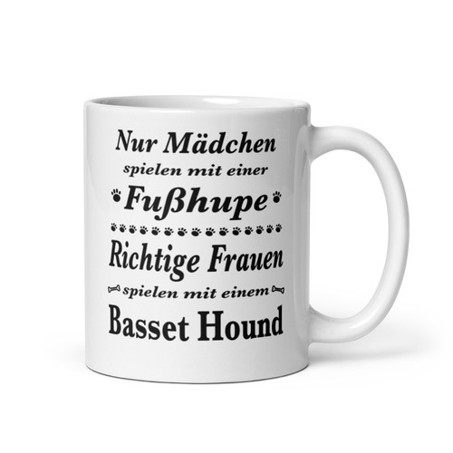 Basset hound tasse mug nur - basset,