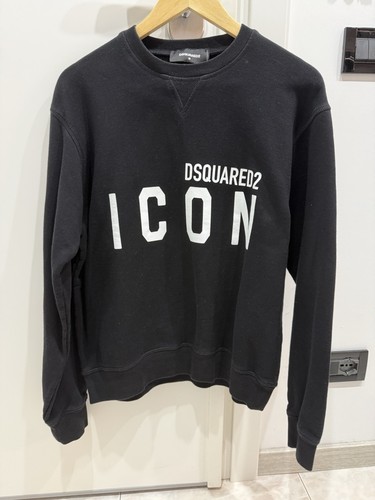 Felpa dsquared2 nera bianca - e,