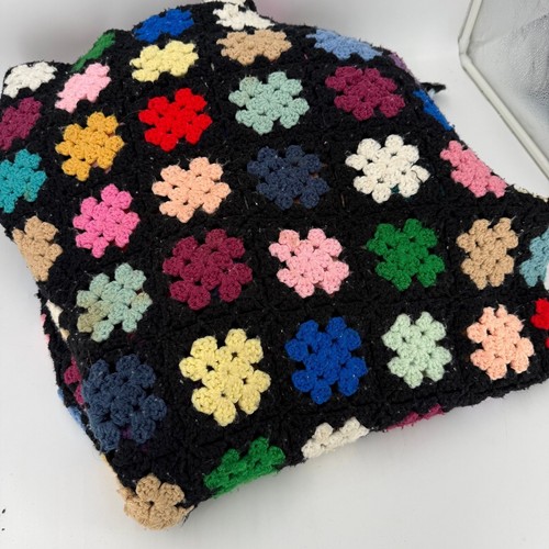 Coperta vintage nonna quadrata