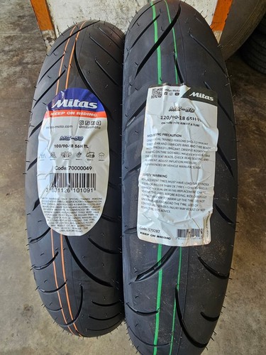 Coppia pneumatici 100/90-18