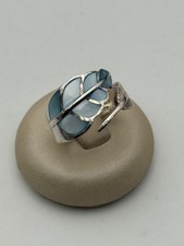 anello ring vintage silver argento 925 smalto enamel
