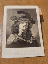 Cdv Foto REMBRANDT VAN RYN