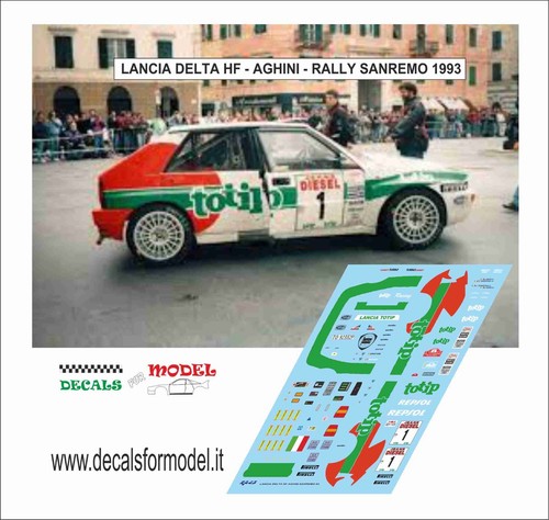 Decals lancia delta - decals, hf