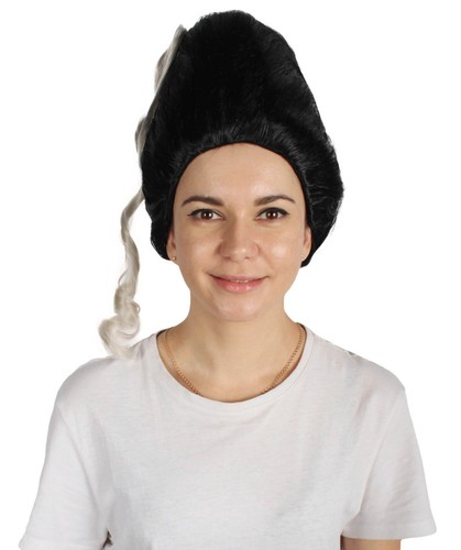 Parrucca donna nera per