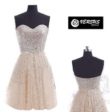 Vestito Mini Donna Cerimonia Paillettes Woman Party Sequins Mini Dress 110401