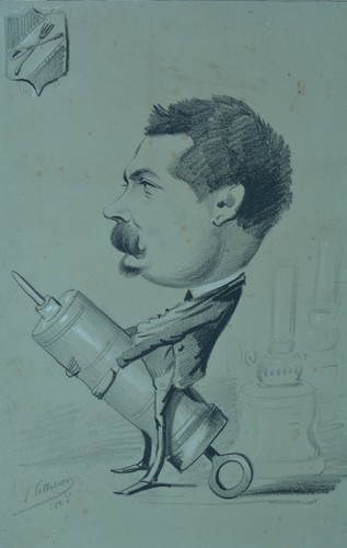 Antico disegno caricatura - antico,