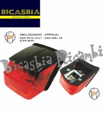 16567 - FANALE POSTERIORE SIEM NERO VESPA 180 200 RALLY - 125 GTR GT TS SPRINT