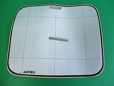 PER ACERBIS INDOOR MASCHERA FARO VINTAGE ENDURO ADESIVO STICKER PORTA NUMERO 