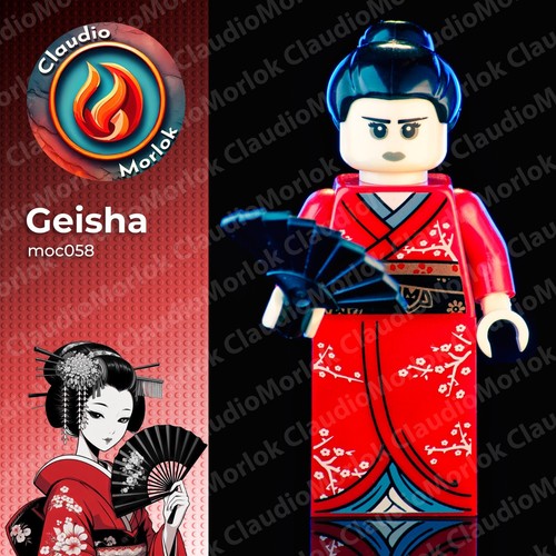 Lego geisha minifigure - ⭐,