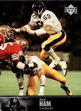 card NFL # 72 Jack Ham Upper Deck 1997